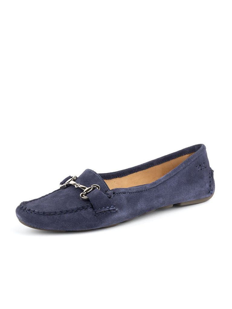 Women's Blue Carrie Driving Moccasin Navy 4.5 Uk Patricia Green