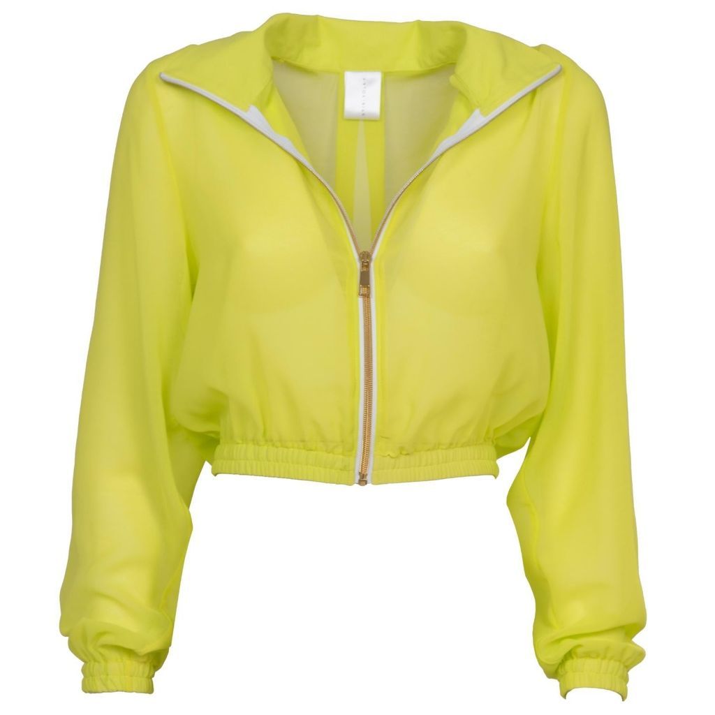 Women's Trancy Tracksuit Jacket In Lime Green Small ANTONINIAS