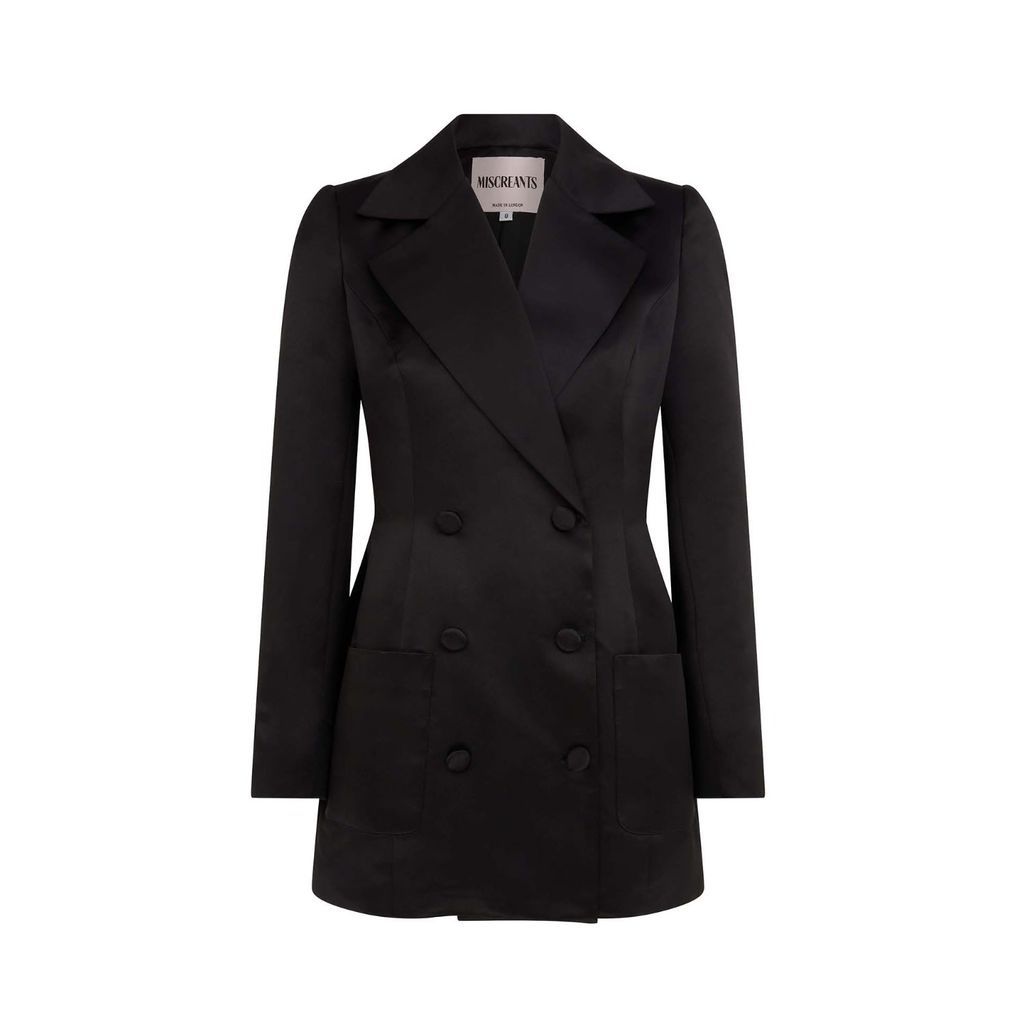 Women's Black Jerry Blazer Dress Extra Small Miscreants