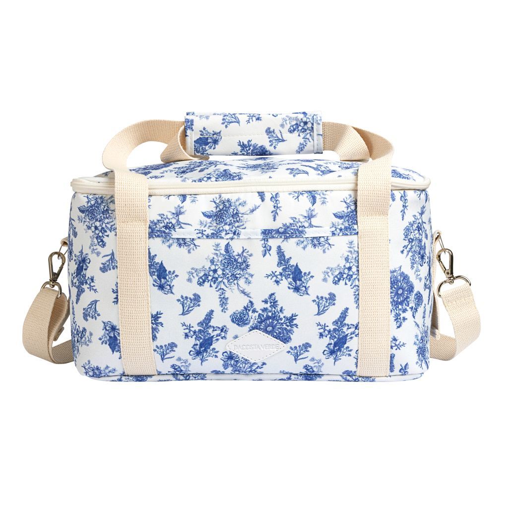 Women's Blue Cooler Box Bag Recycle Toile De Jouy One Size DaCosta Verde