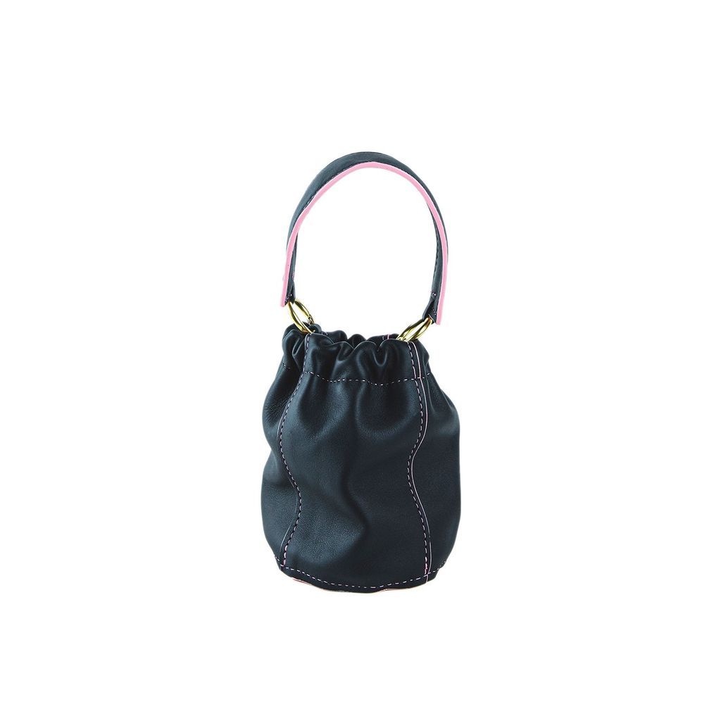 Women's Black Mini Elodie Puff Bag - Licorice Honeymouth