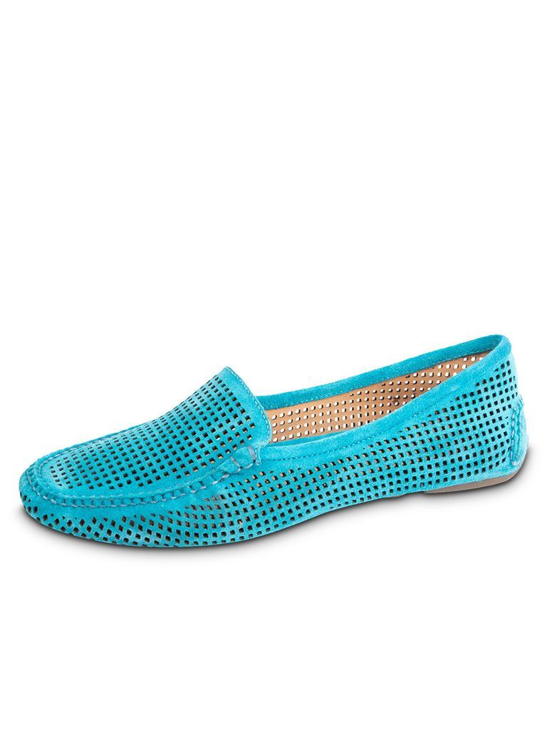 Women's Blue Barrie Driving Moccasin Turquoise 4.5 Uk Patricia Green