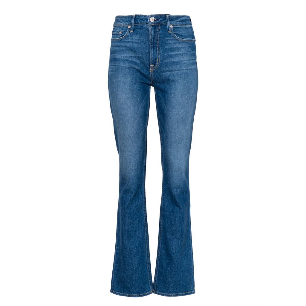 Women's Blue Celine High Rise Bootcut Jeans In Cripple Creek 24