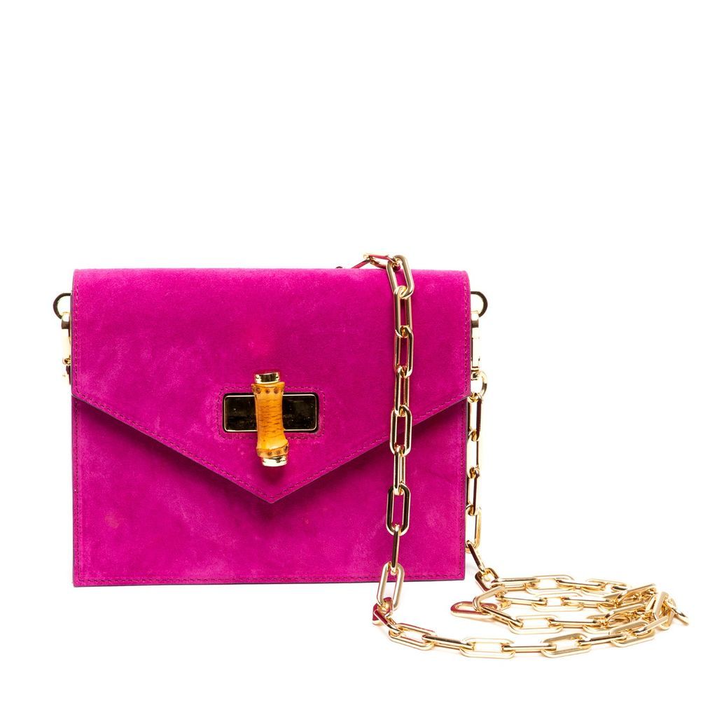 Women's Margaux Amethyst Suede Crossbody Bag Primo Luxe