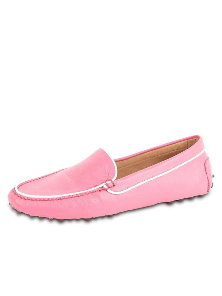Women's Pink / Purple Jill Piped Driving Moccasin Hot Pink 4.5 Uk Patricia Green