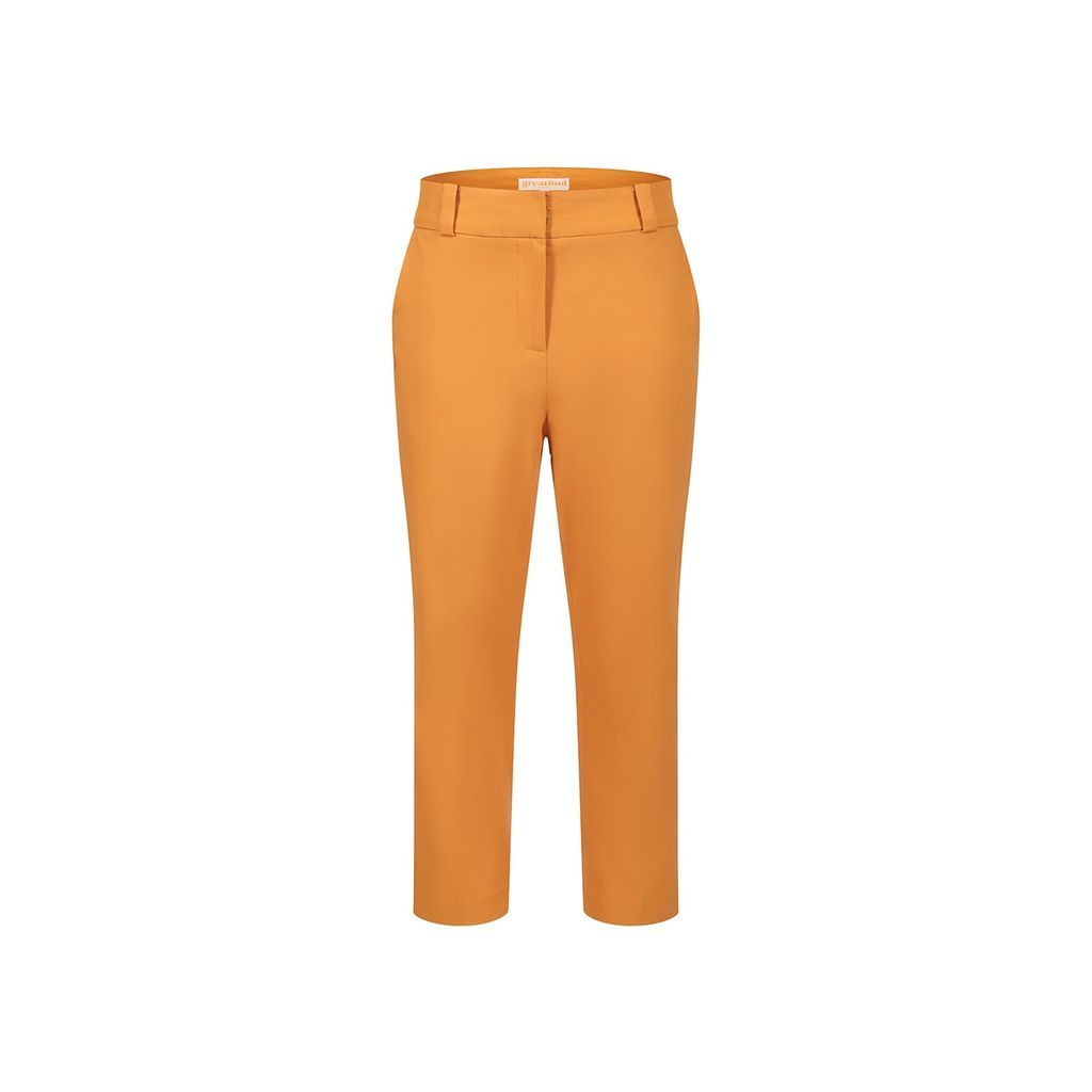 Women's Yellow / Orange 24/7 Pants - Ochre Xxs Greatfool