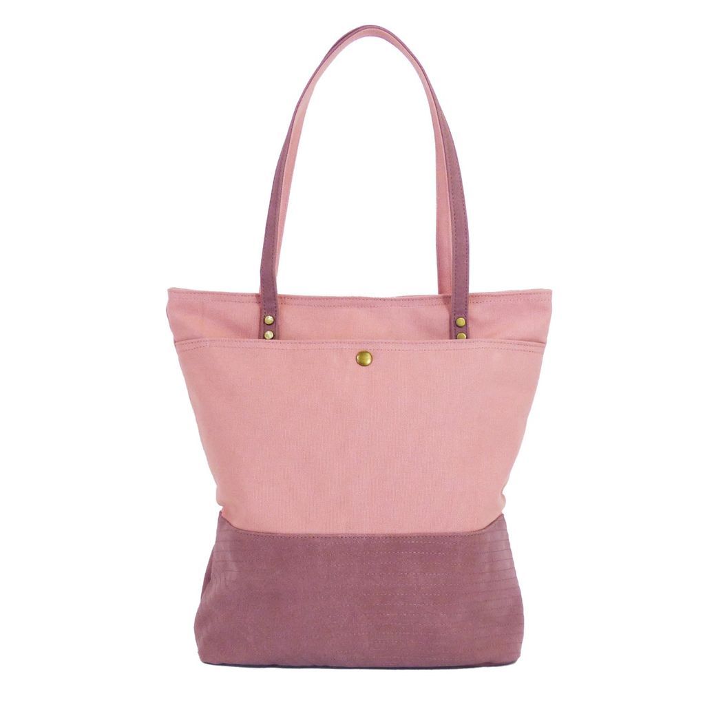 Women's Pink / Purple Minimalist-Ish Tote Bag - Pink & Purple One Size FourFour co