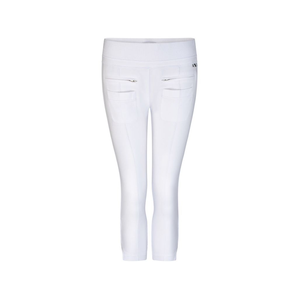 Women's White New York Pant - Ivory Extra Small dref by d