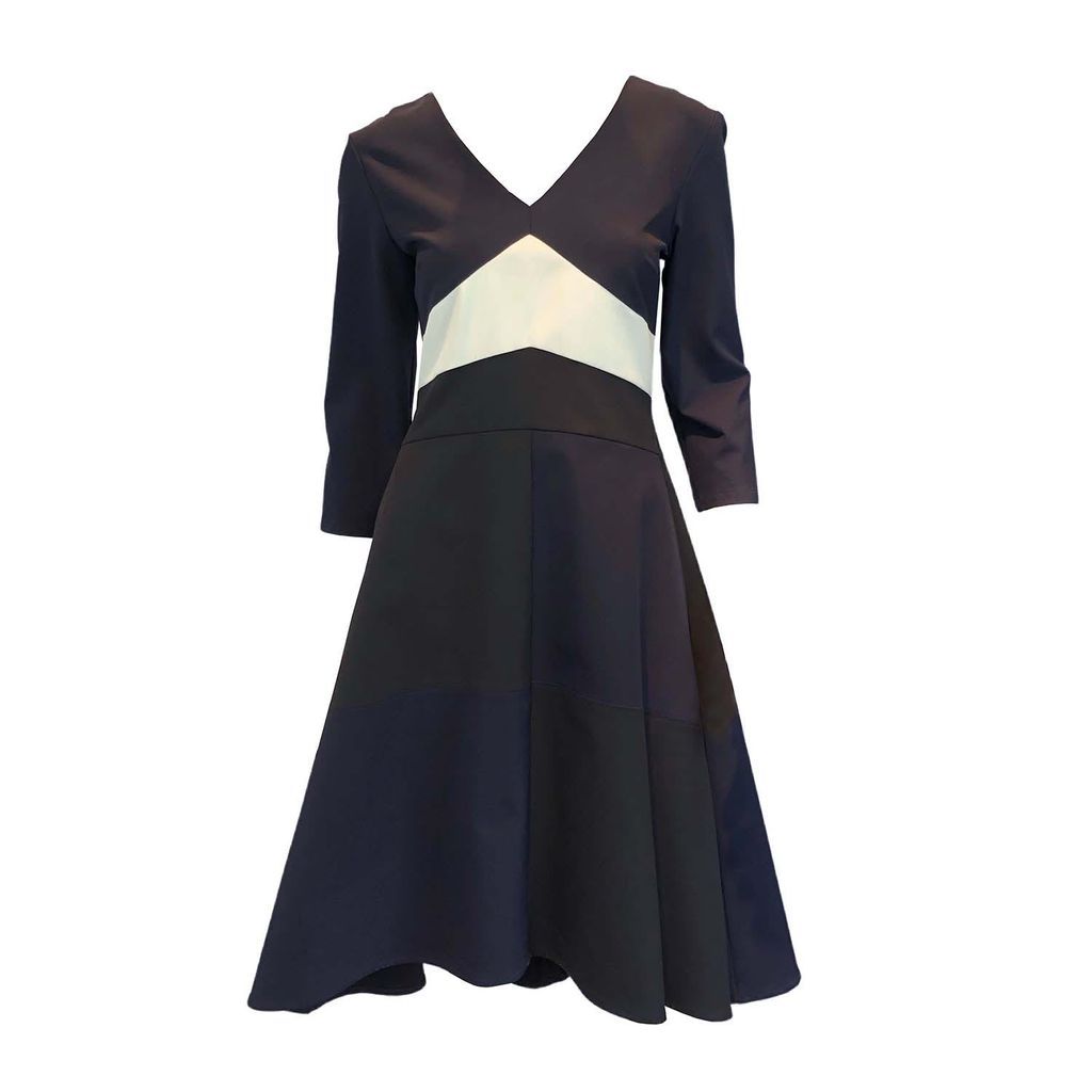 Women's Blue / Black / White Star Dress Extra Small SNIDER