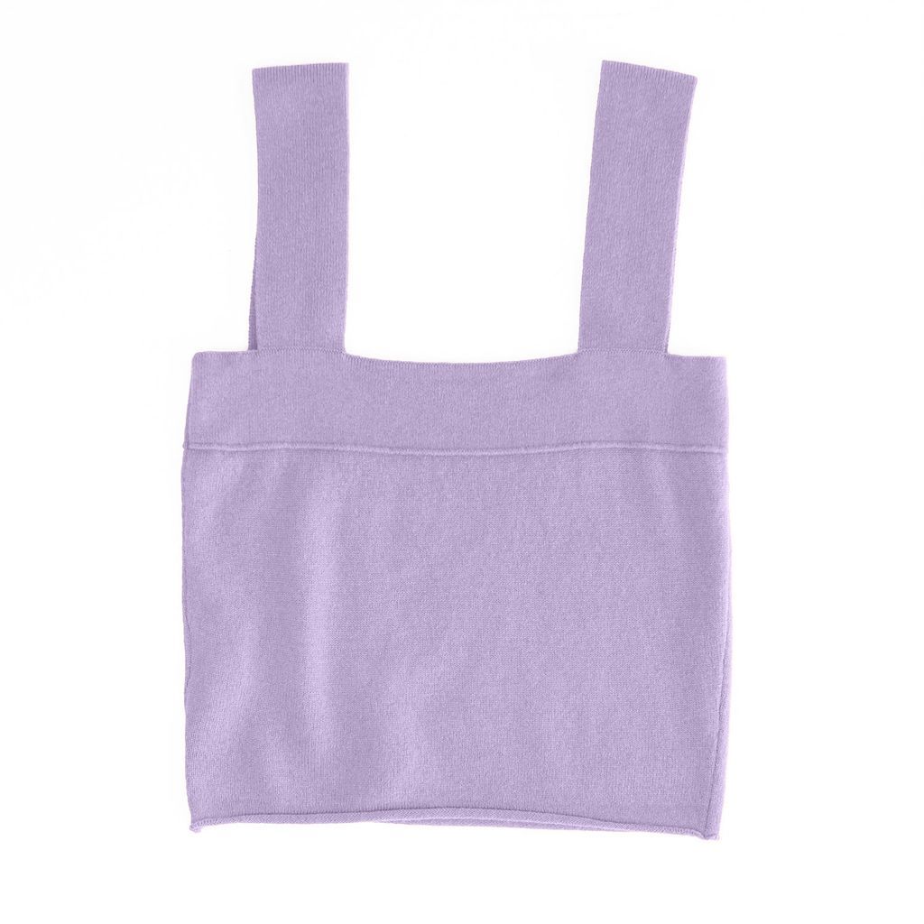 Women's Pink / Purple Cashmere Bralette - Lavender Extra Small Zenzee