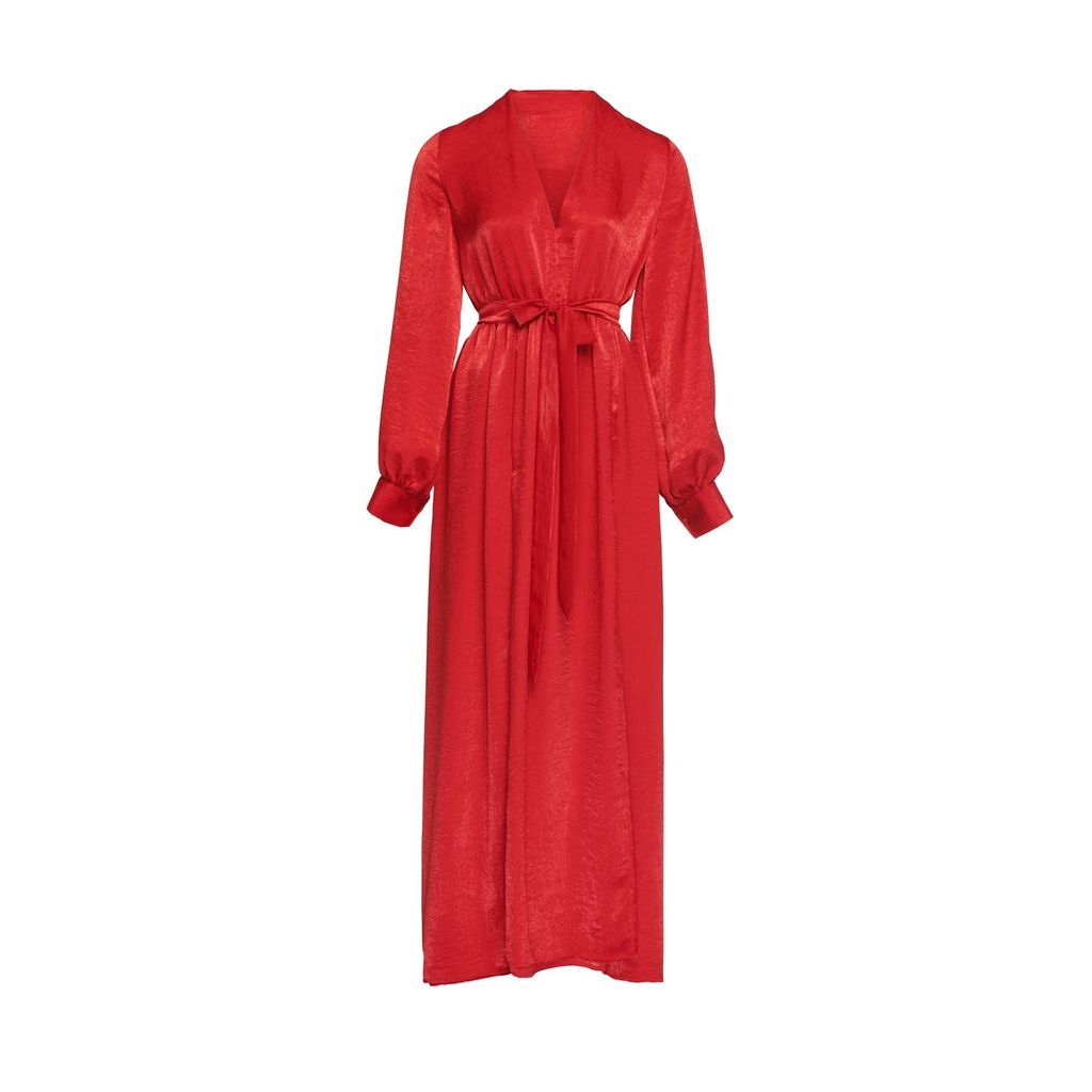 Women's Aphrodite Maxi Dress - Red Extra Small NANA'S