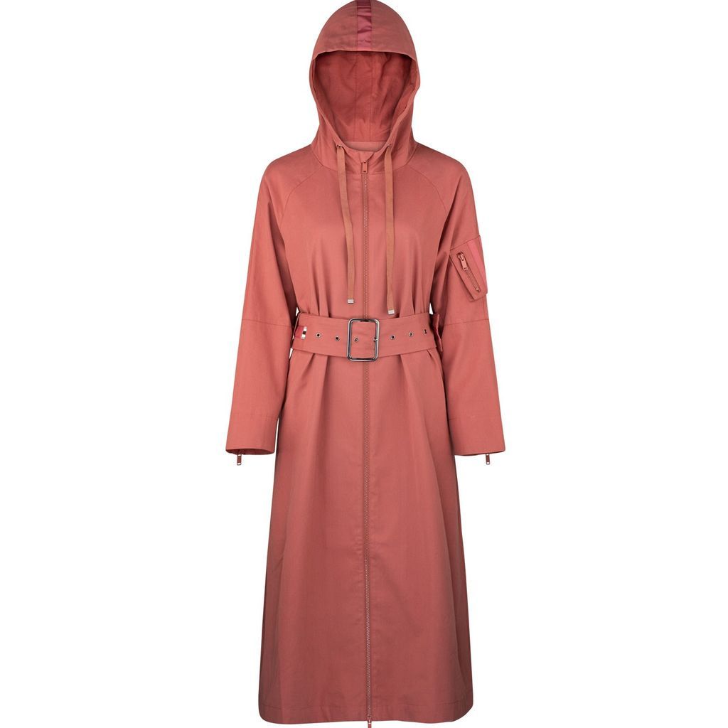 Women's Pink / Purple Helene Trench Coat - Dusty Rose Extra Small dref by d
