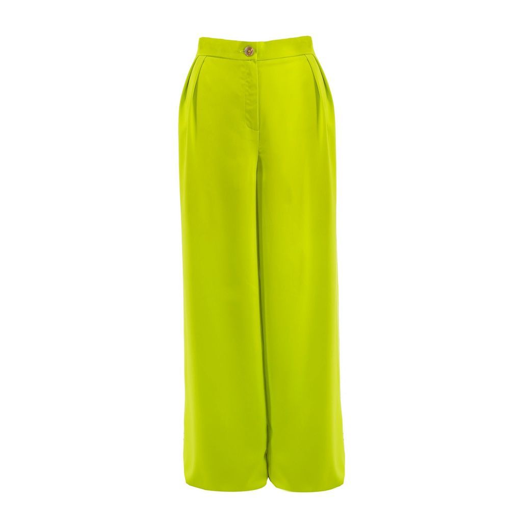 Women's Yellow / Orange Neon Yellow Trousers Extra Small BLUZAT