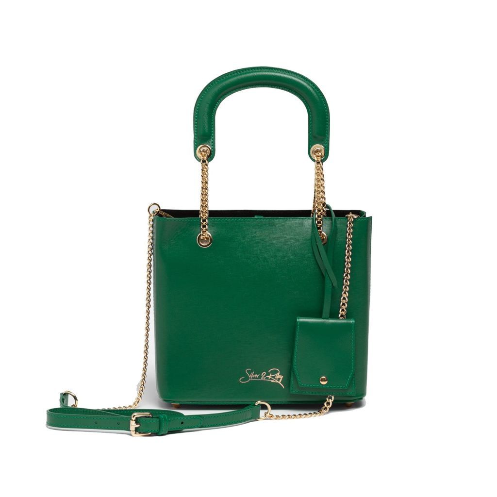 Dubai Crossbody & Lady Leather Bag In Luscious Green One Size Silver & Riley