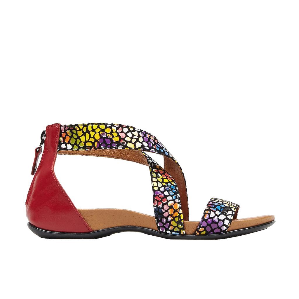 Red Isabella - Multi Color -Womens Designer Sandals 4 Uk Embassy London USA