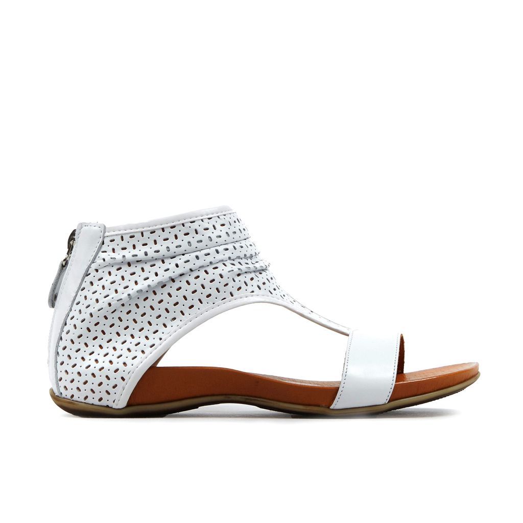 Uptown - Pure White - Womens Designer Sandals 4 Uk Embassy London USA