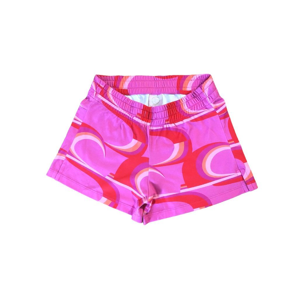 Women's Pink / Purple Werkout Unisex Cherry Lilac Shorts One Size Julia Clancey