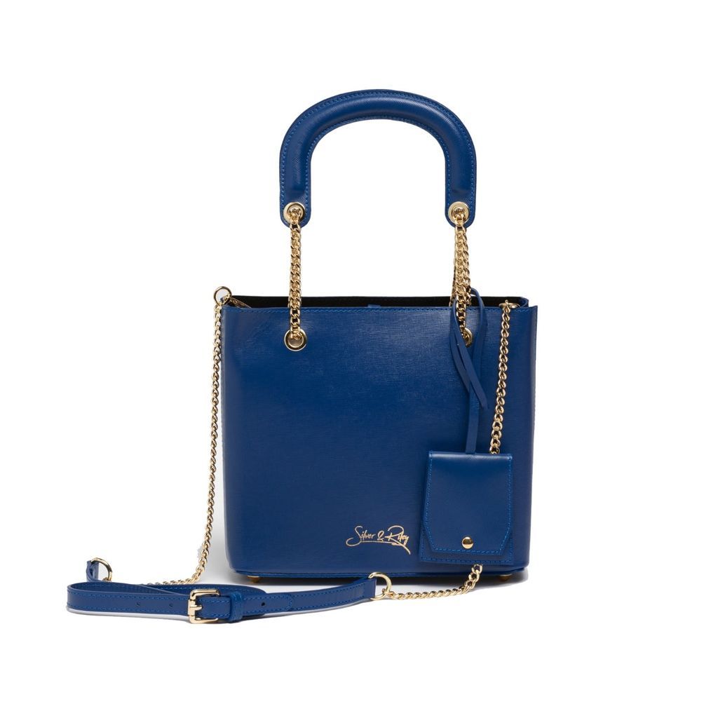 Dubai Crossbody & Lady Leather Bag In Blue Passion One Size Silver & Riley