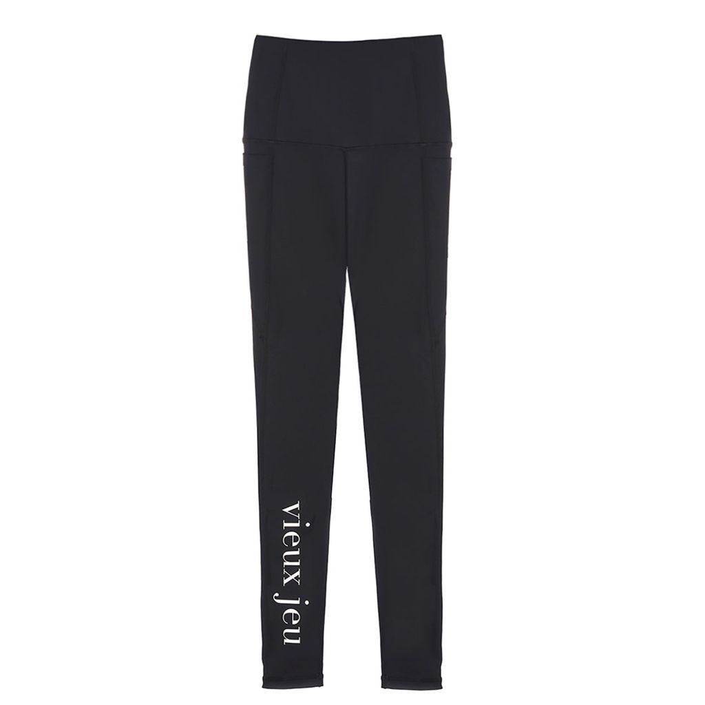 Women's Black Lila Pants Extra Small Vieux Jeu