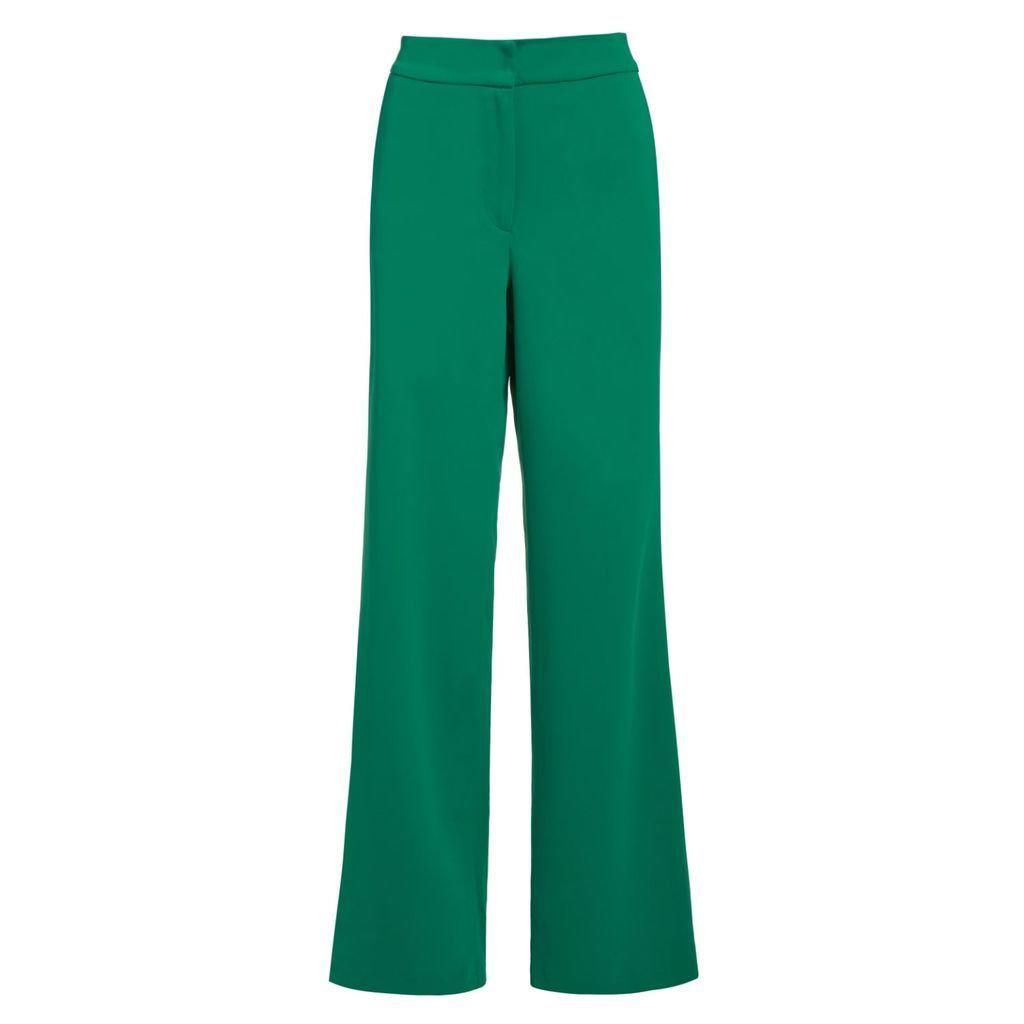 Women's Green Emerald Wide Leg Pant Extra Small Terese Sydonna