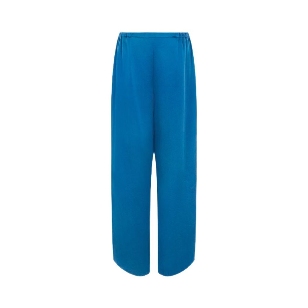 Women's Blue Silk Pant Extra Small Dream With Me
