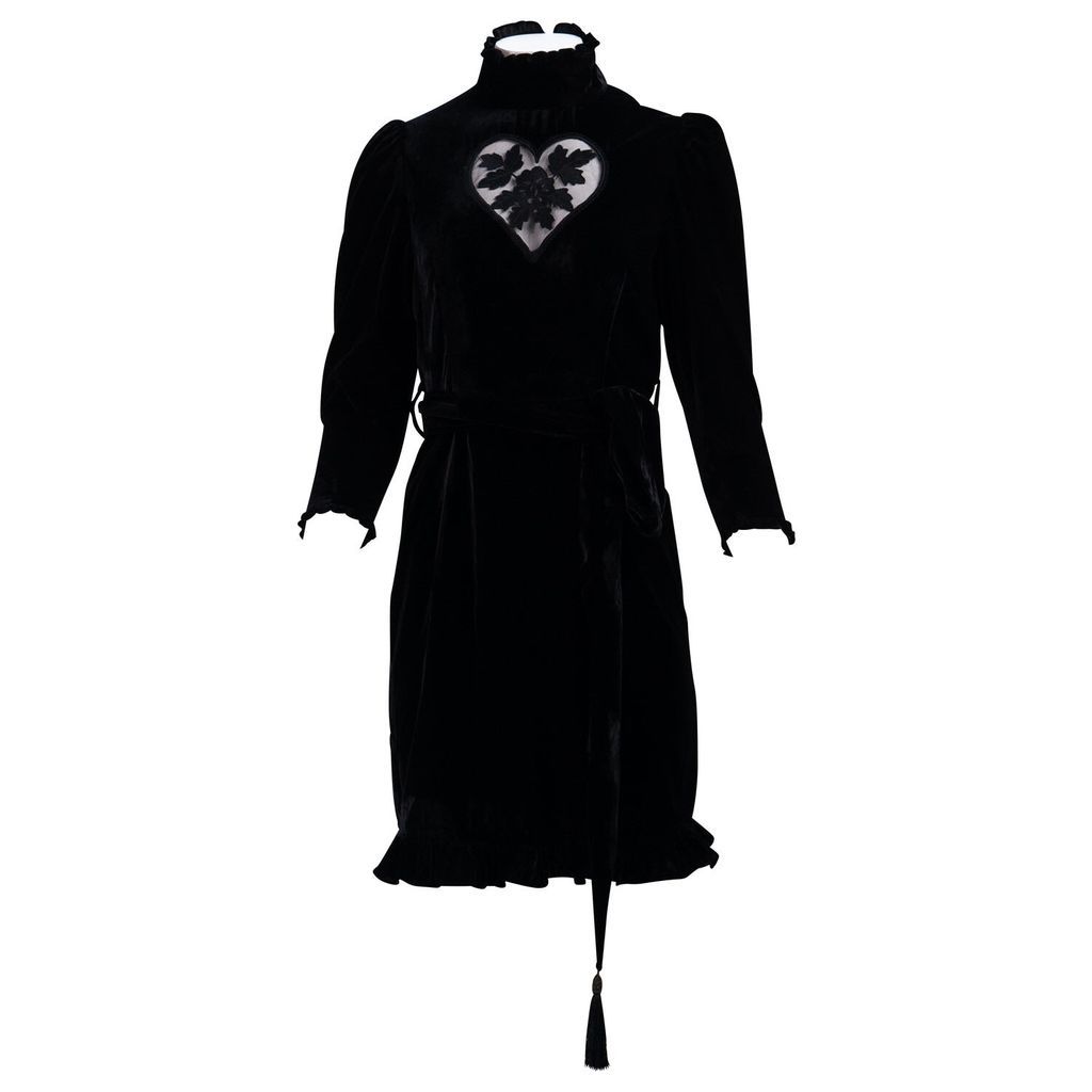 Women's Velvet Sirsna Dress Black Small Kristinit