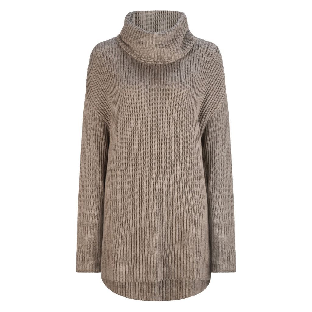 Women's Neutrals Ice Jumper - Pebble Extra Small dref by d