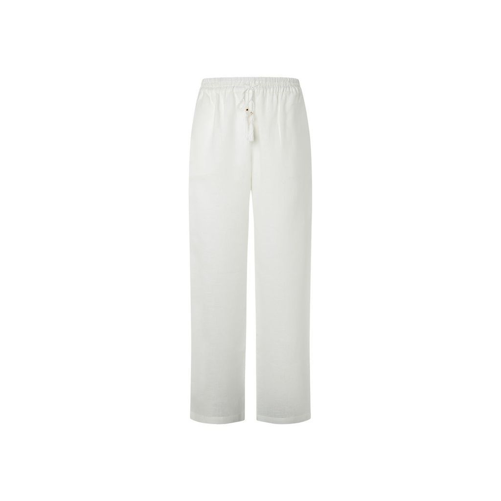 Women's Milena Trousers In Elegant White One Size BALUSHKA