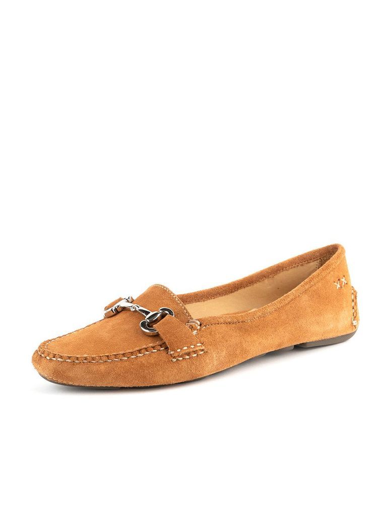 Women's Brown Carrie Driving Moccasin Caramel 4 Uk Patricia Green