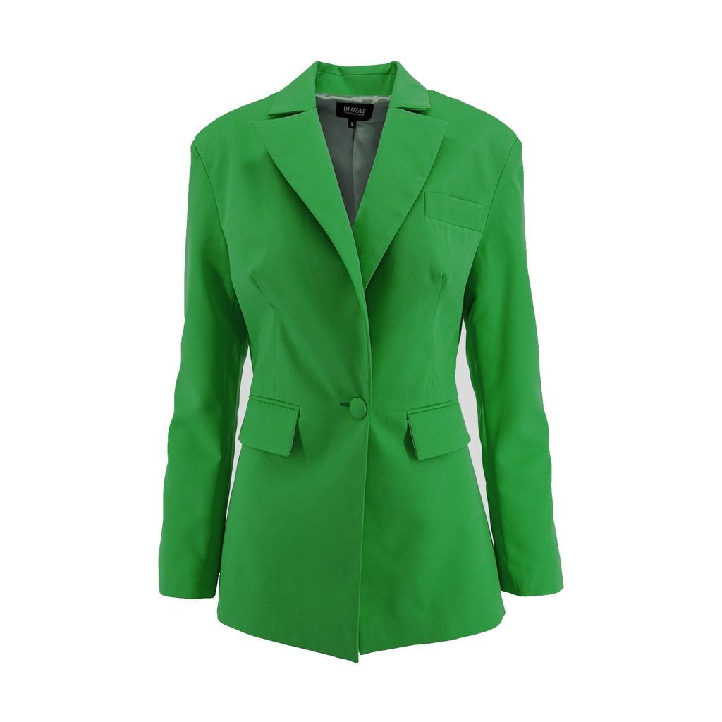 Women's Green Blazer Extra Small BLUZAT