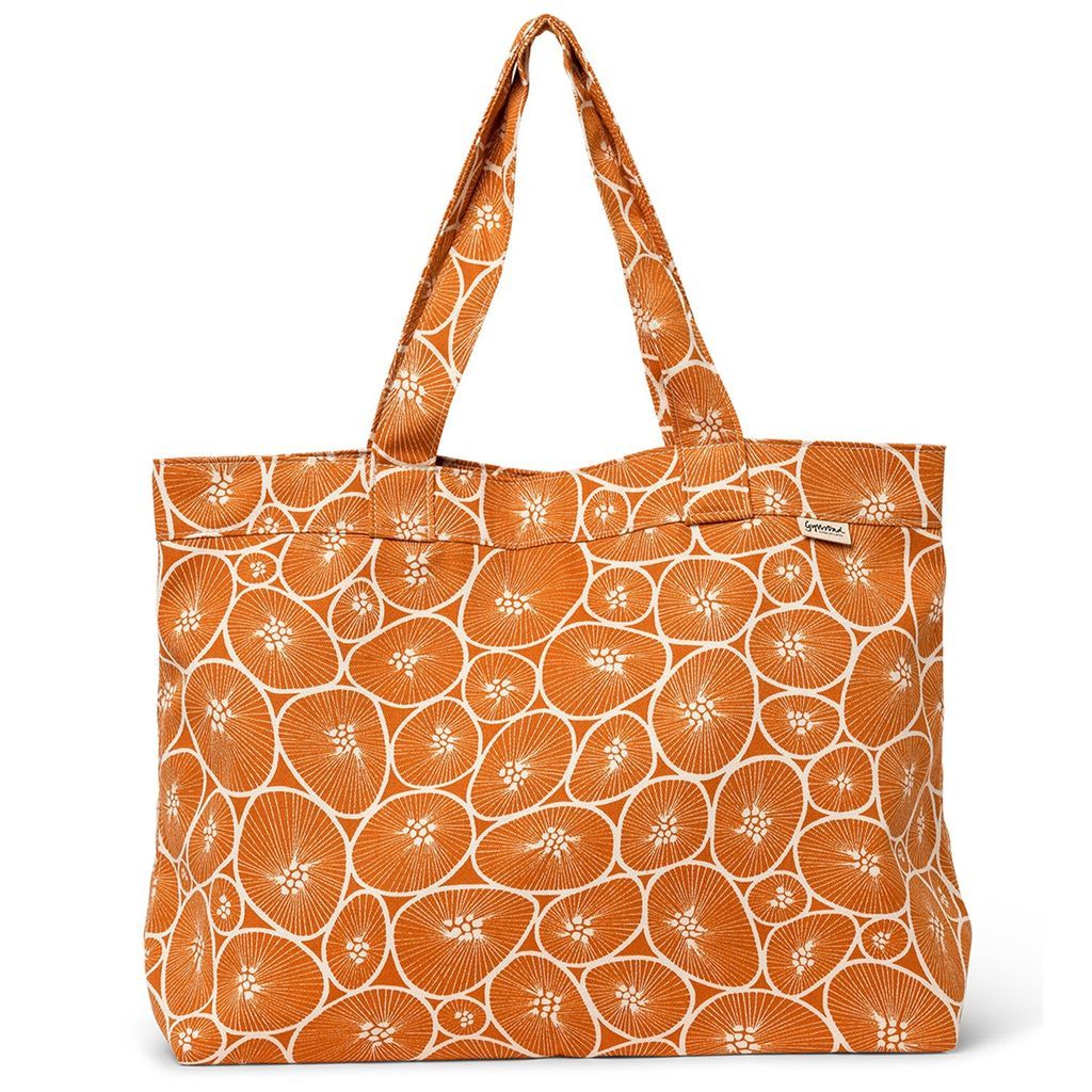 Women's Yellow / Orange Korall Orange Large Tote Bag Gyllstad