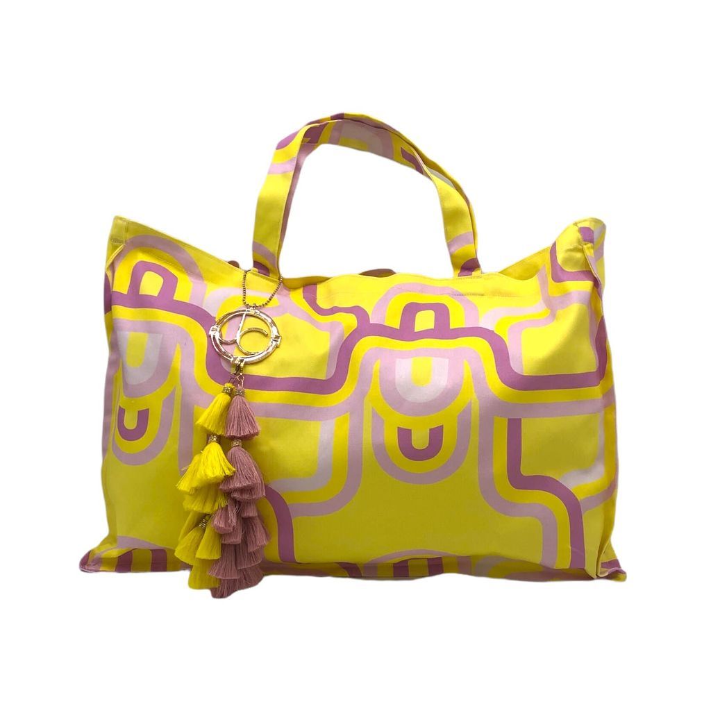 Women's Yellow / Orange Lydy Limon Totes Fabulous Bag One Size Julia Clancey