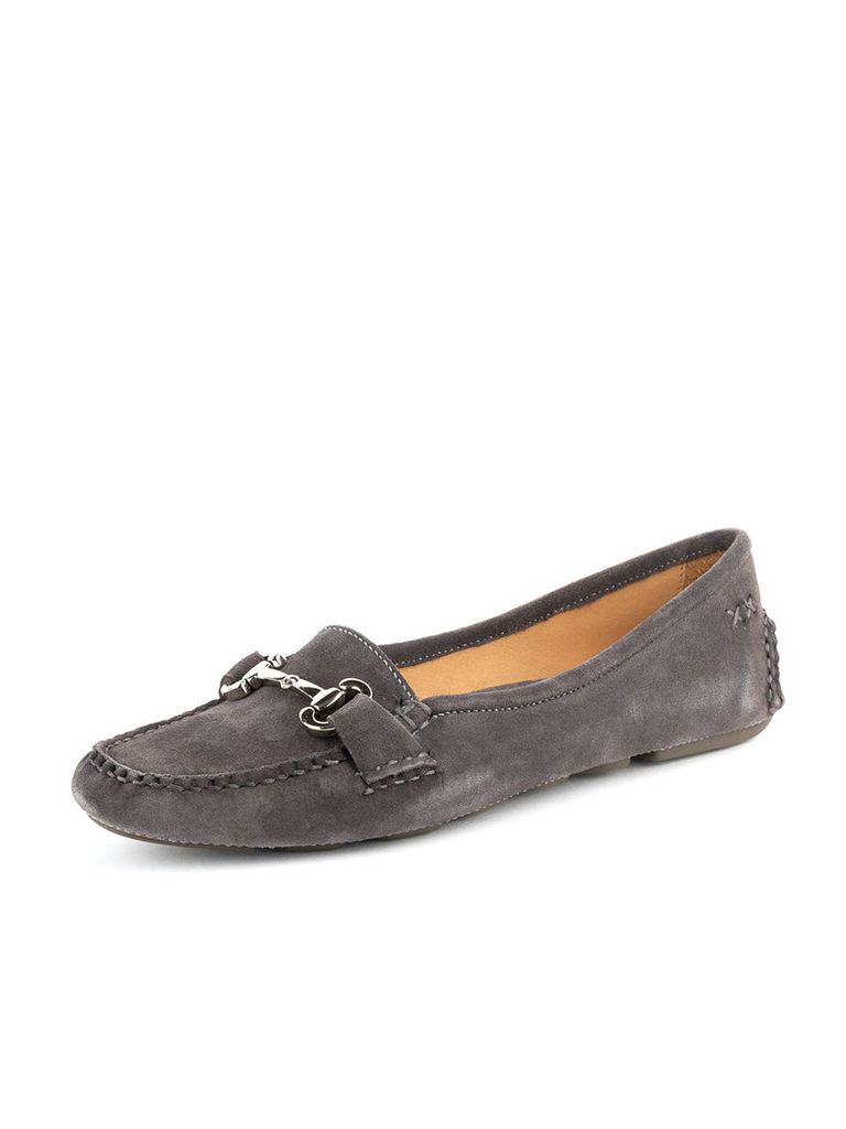 Women's Carrie Driving Moccasin - Grey 4 Uk Patricia Green