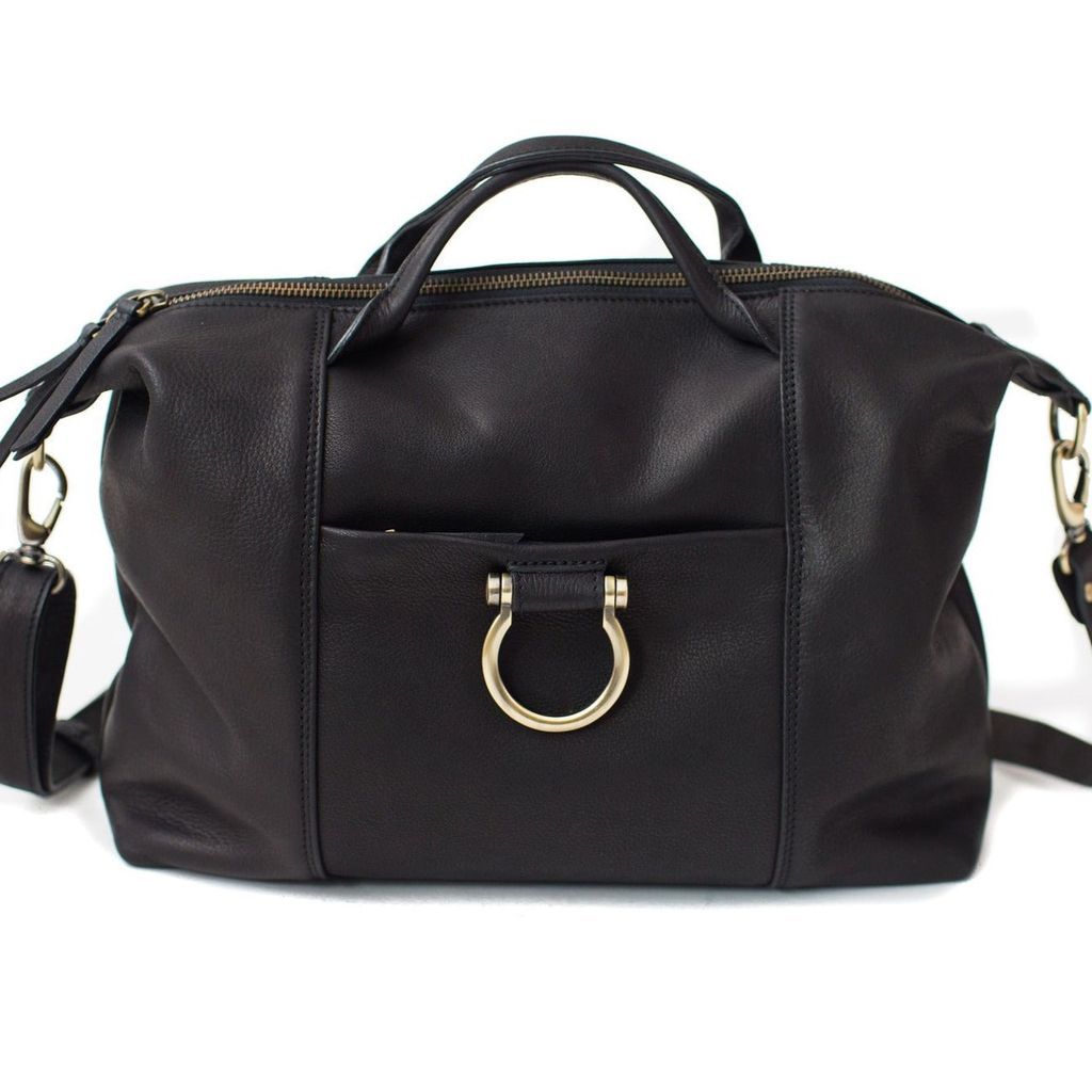 Women's Linda Jean Handbag - Black One Size Sapahn