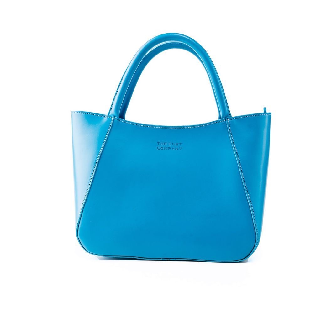 Women's Leather Tote Light Blue Soho Collection THE DUST COMPANY