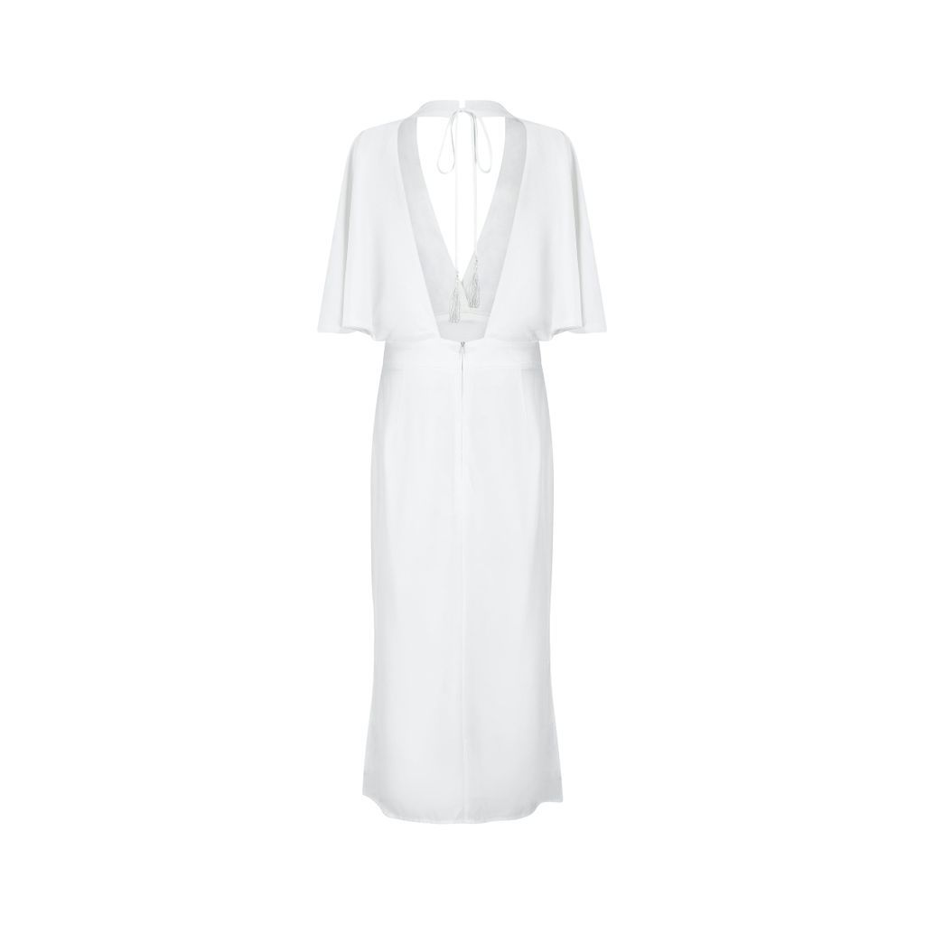 Women's White Aurora Dress Extra Small Melissa Phair