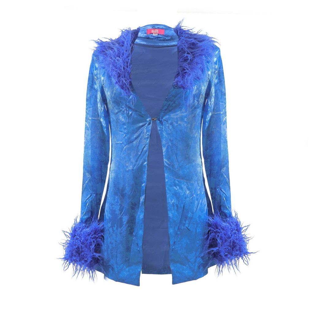 Women's Marla Jacket In Cobalt Blue Xxs Elsie & Fred