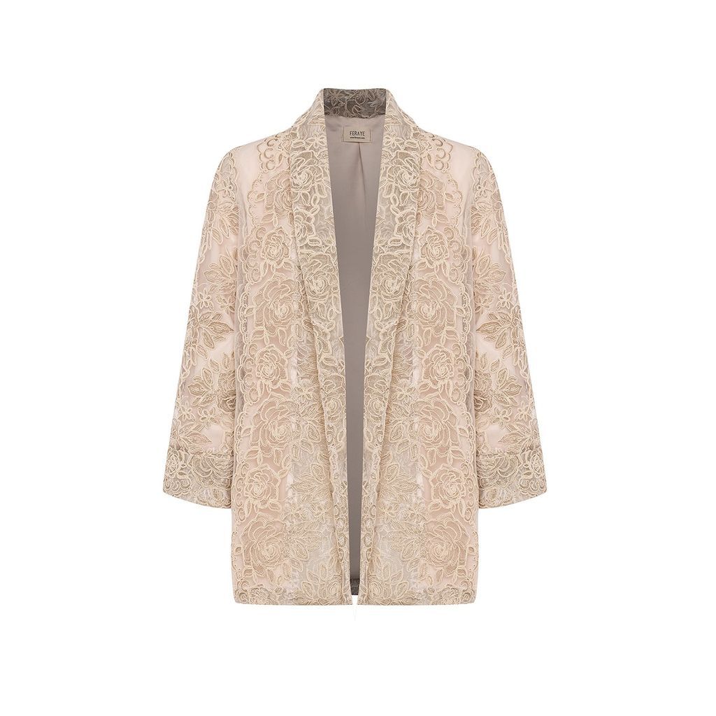 Women's Neutrals Rhodes Lace Jacket One Size FERAYE