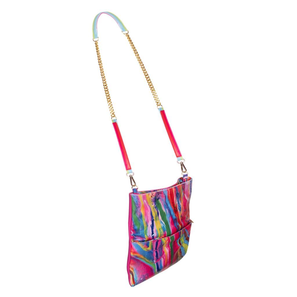 Women's Convertible Crossbody Bag Pink AlanaKayART