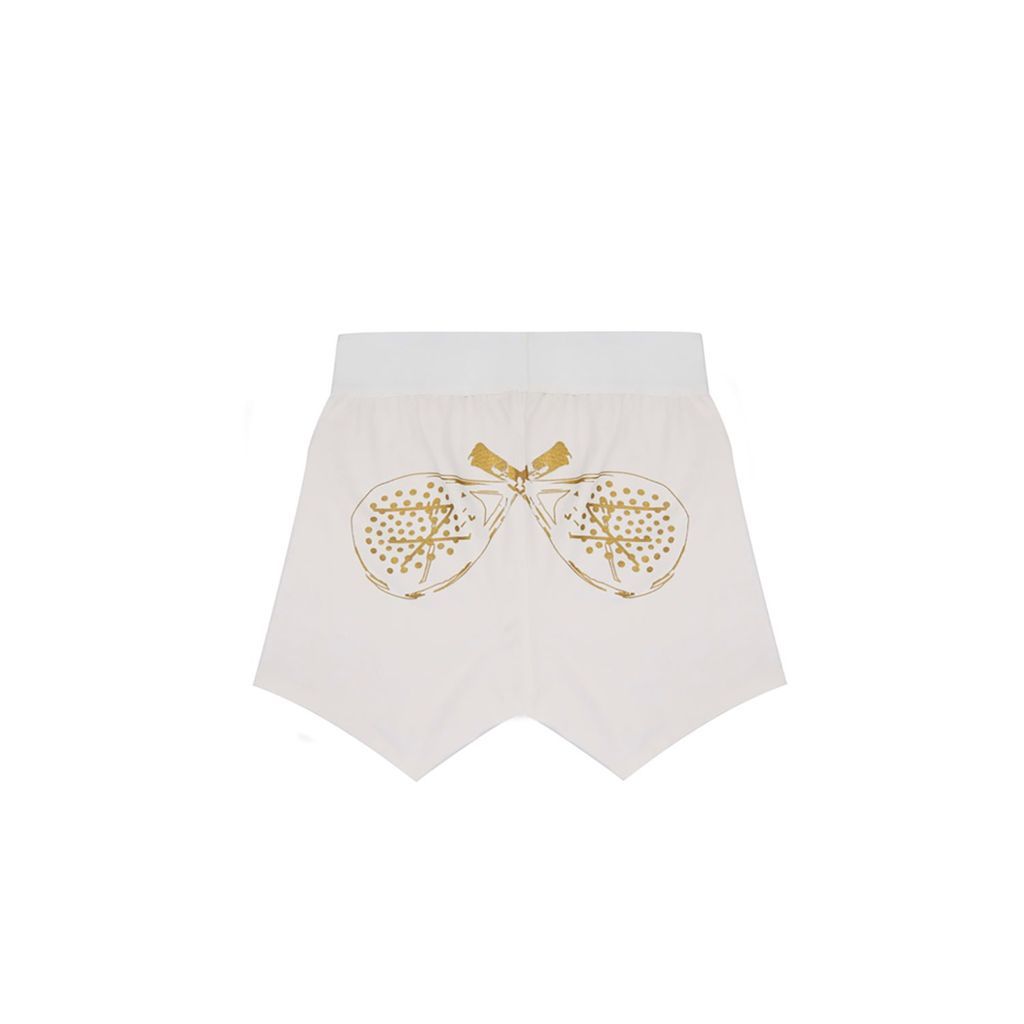 Women's Marie Short Padel - White Extra Small Vieux Jeu