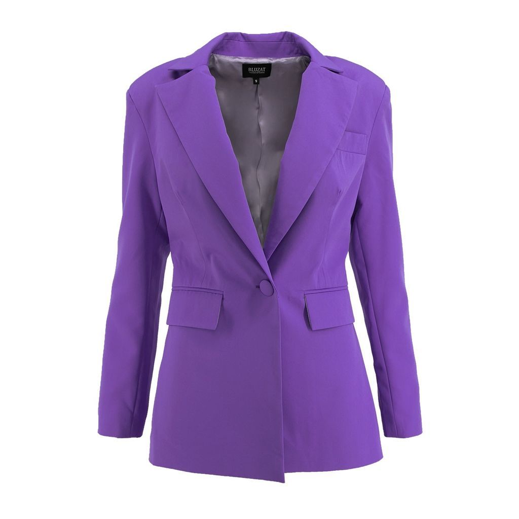 Women's Pink / Purple Deep Purple Blazer Extra Small BLUZAT