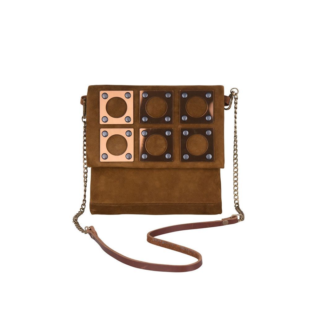 Women's Rose Gold / Brown / Neutrals Small Bag - Metanoia - Copper Metanoia Leather