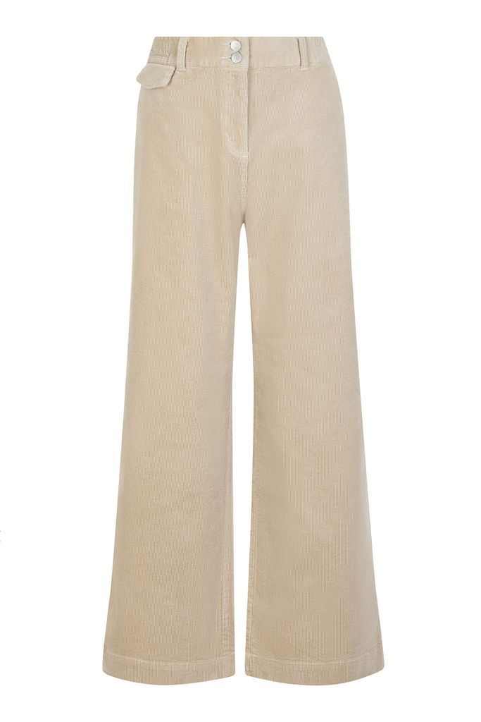 Women's Tiger - Organic Cotton Trousers Winter White Extra Small KOMODO