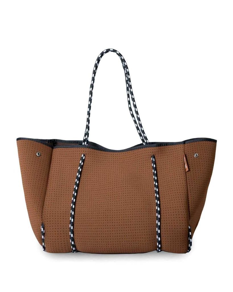Women's Everyday Basic Tote Bag - Brown One Size Pop Ups Brand