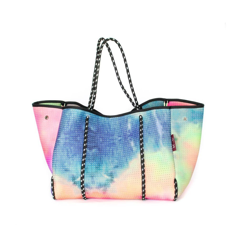 Women's Everyday Tie Dye Tote Bag - Multicolour One Size Pop Ups Brand