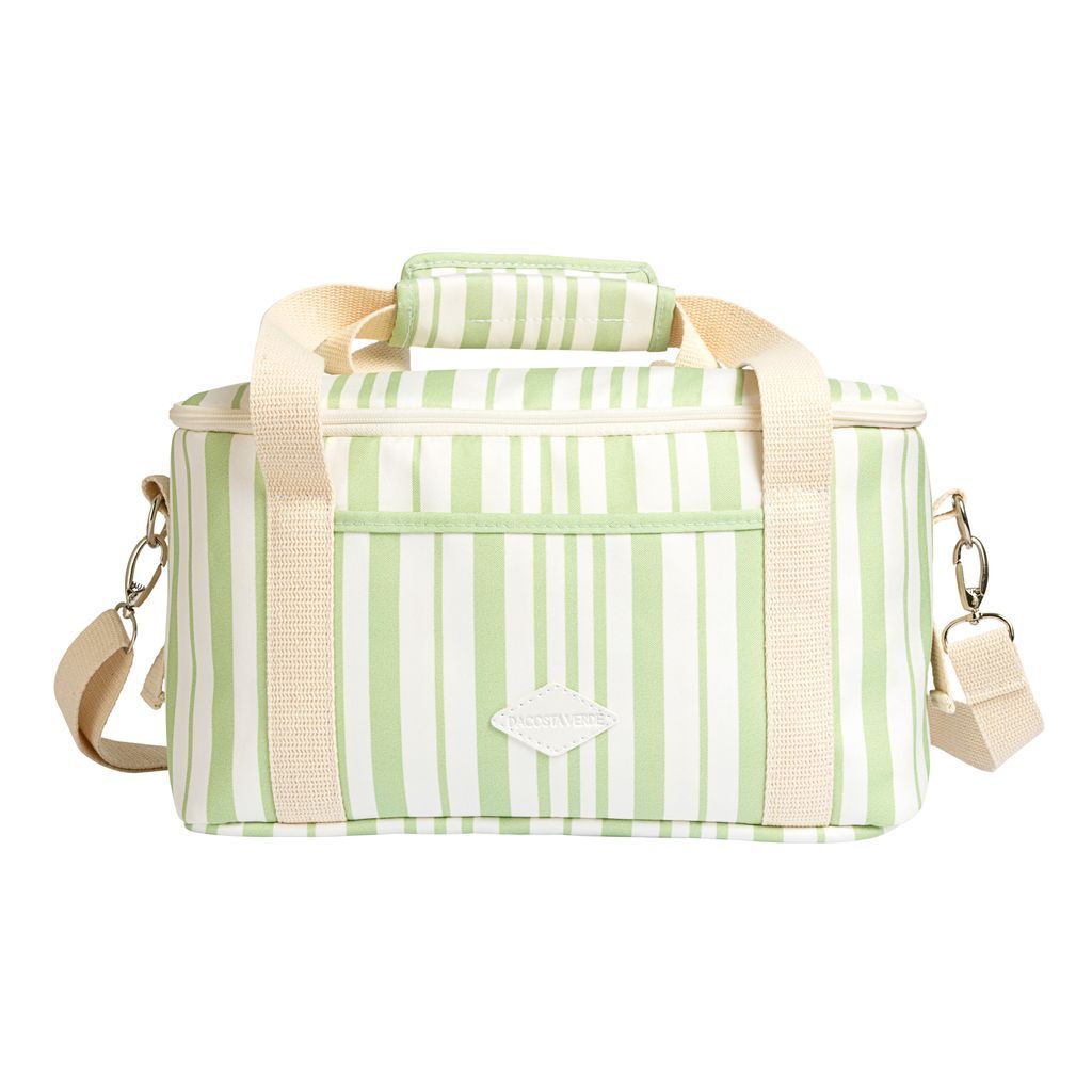 Women's Green Cooler Box Bag Recycle Sage Stripe One Size DaCosta Verde