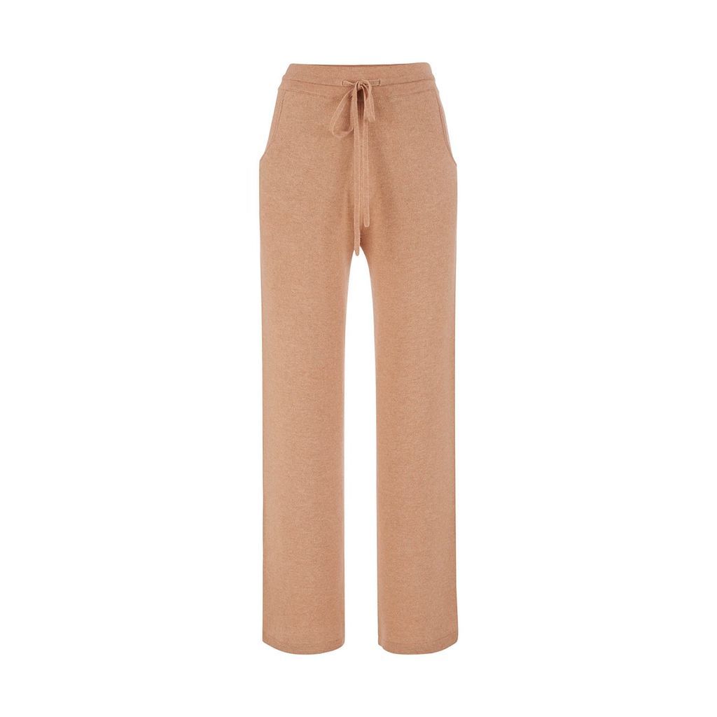 Women's Neutrals / Yellow / Orange Cosy Cashmere Trousers - Camel Xs/S Coocoomos