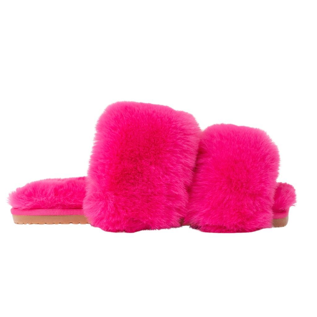 Women's Pink / Purple Plush Edit Slippers - Pink 4 Uk ARCH NYC