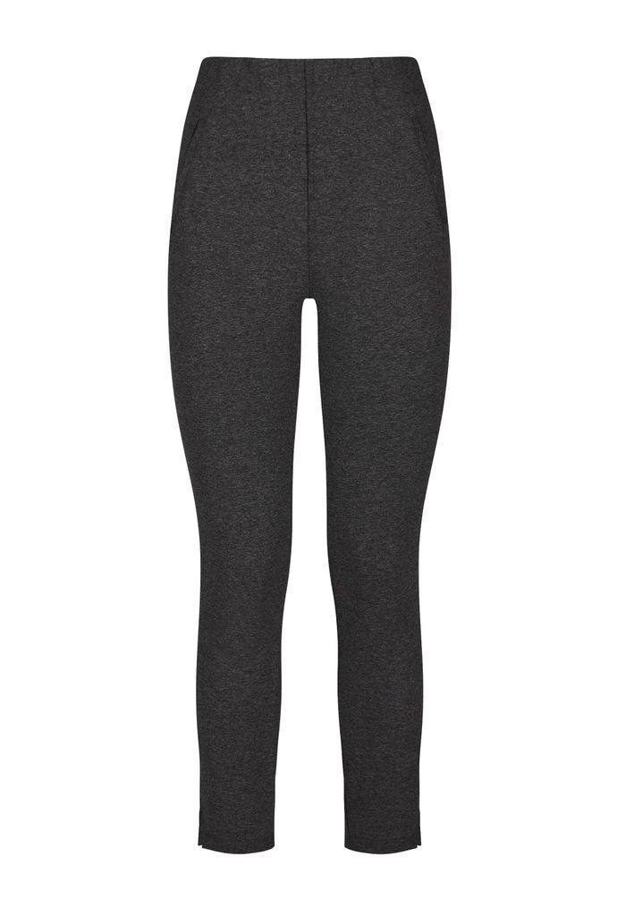 Women's Split Hem Trousers - Grey Extra Small James Lakeland