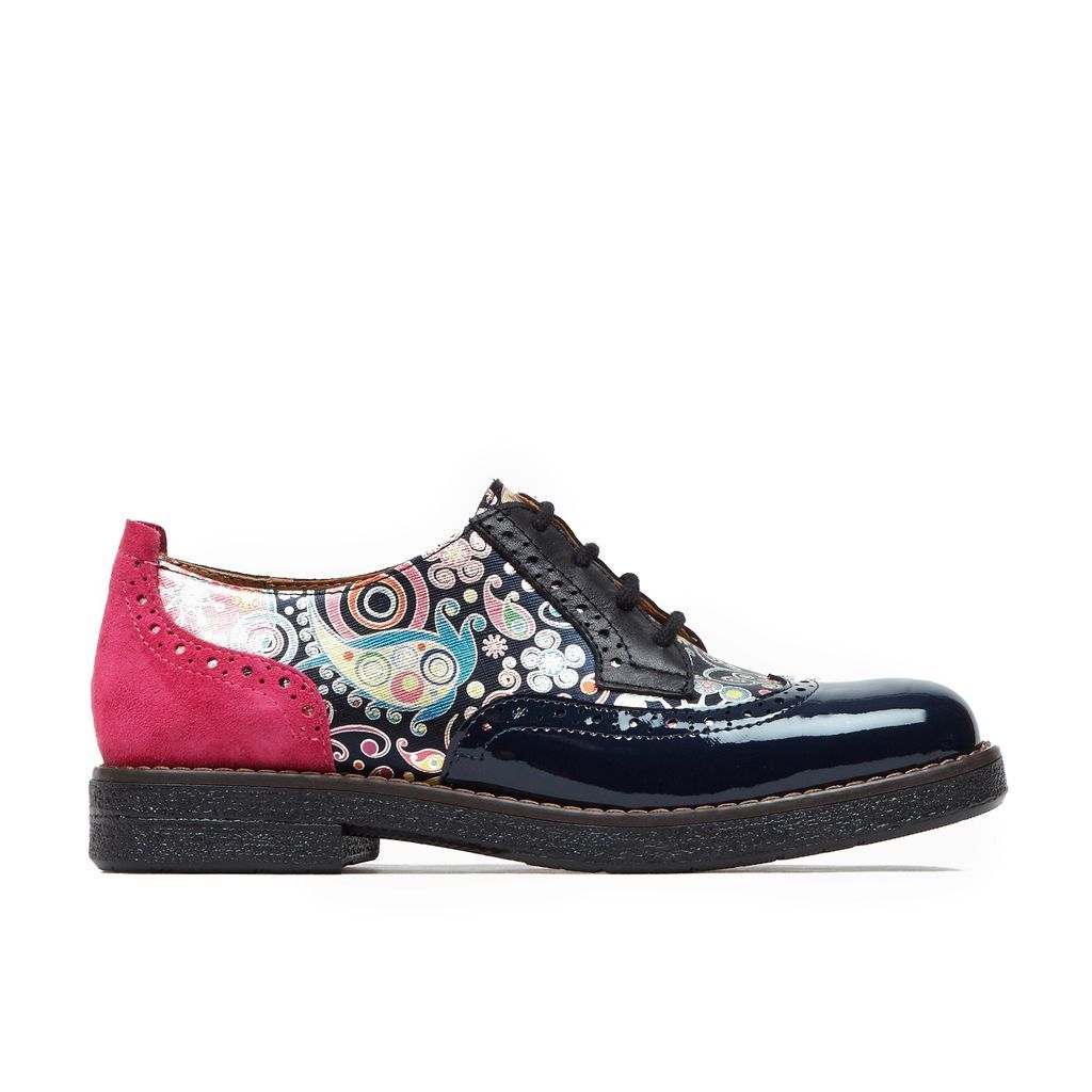 Blue / Pink / Purple The Artist - Navy Pink - Womens Oxford Shoes 4 Uk Embassy London USA